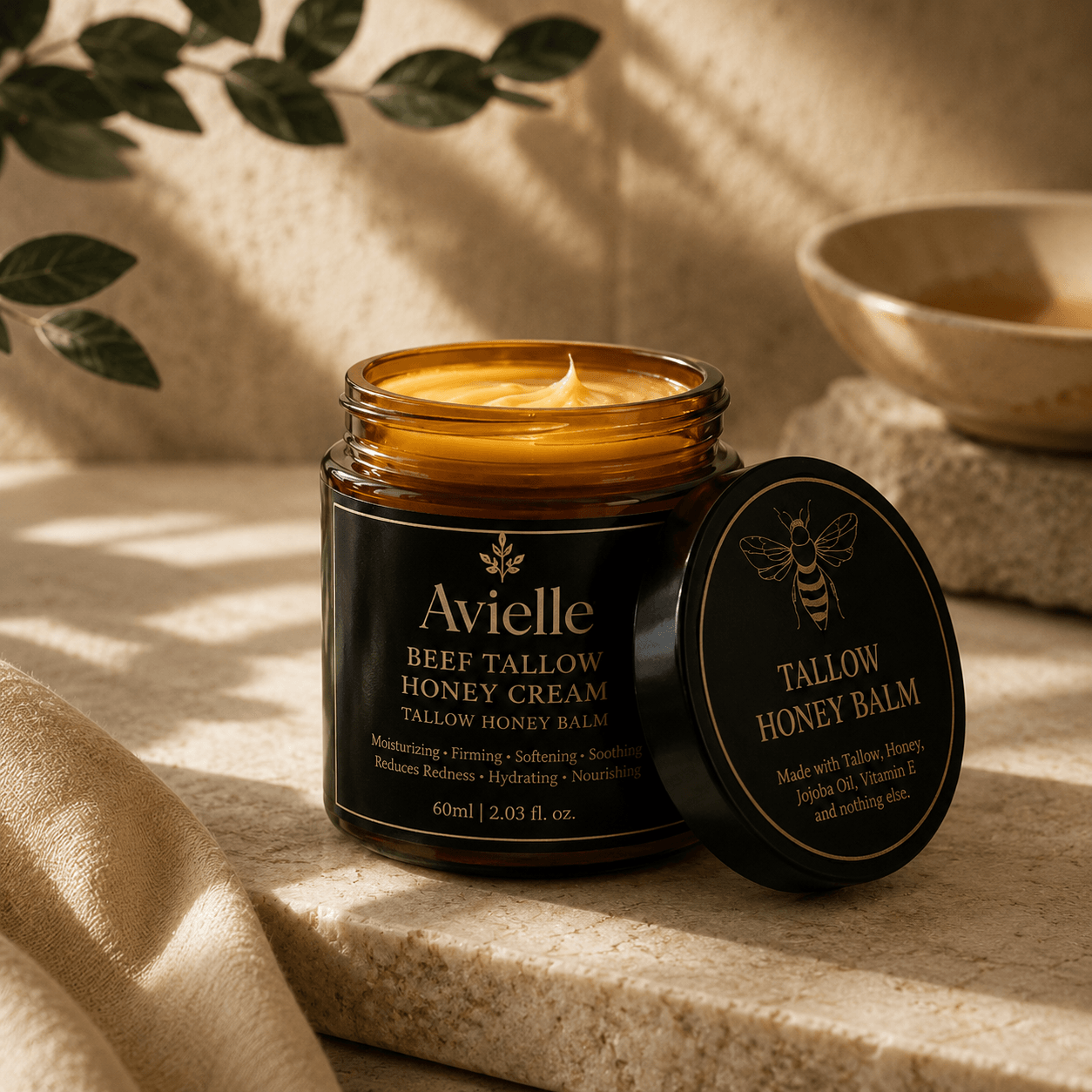 Beef Tallow & Honey Balm
