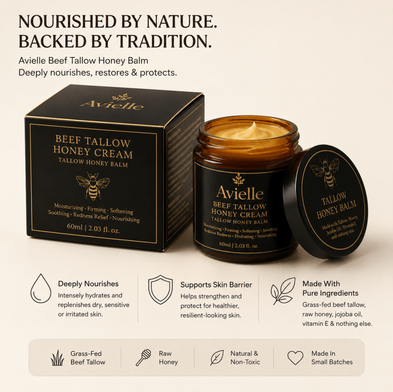 Beef Tallow & Honey Balm