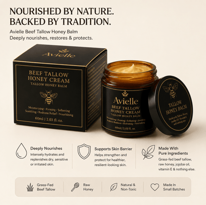 Beef Tallow & Honey Balm